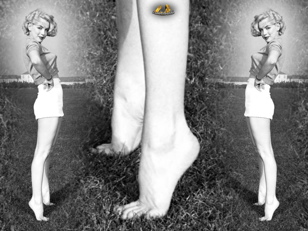 Marilyn Monroe Feet. 
